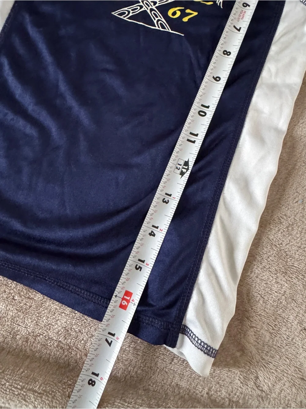 Polo Ralph Lauren Boys Navy Palm Tree Rash Guard Swim Shirt Size 5